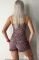 Женская пижама (майка+шорты) в горошек "Midnight" (16330)