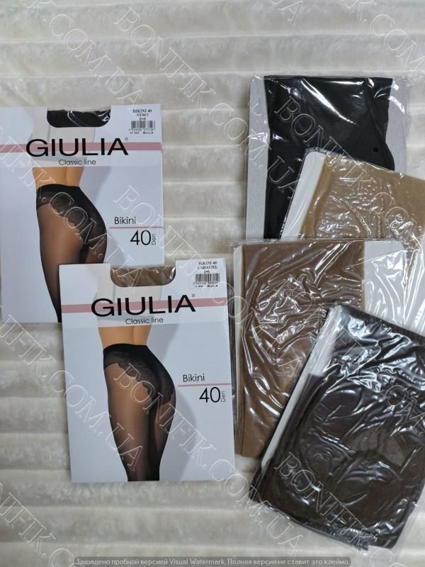 Женские колготки с ажурными трусиками BIKINI 40 DEN