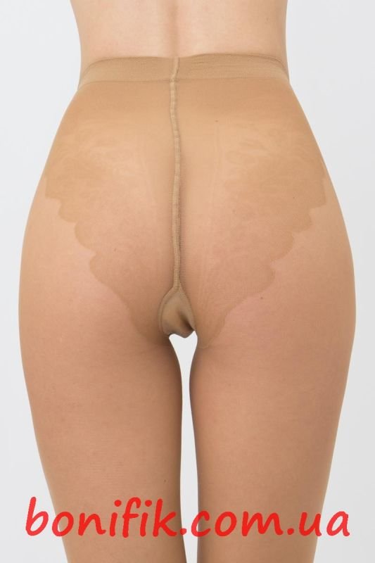 Женские колготки с ажурными трусиками BIKINI 40 DEN
