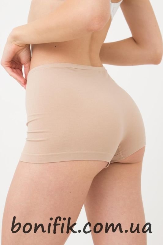 Женские бежевые трусы-шортики Boxer Briefs
