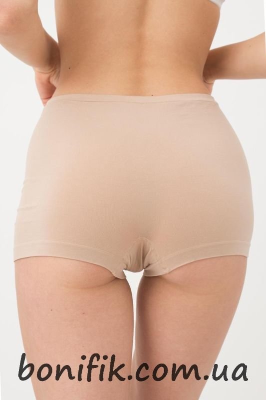 Женские бежевые трусы-шортики Boxer Briefs