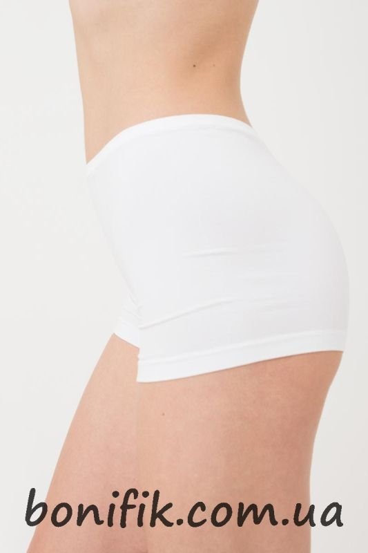 Женские белые бесшовные трусы-шорты "Boxer Briefs"