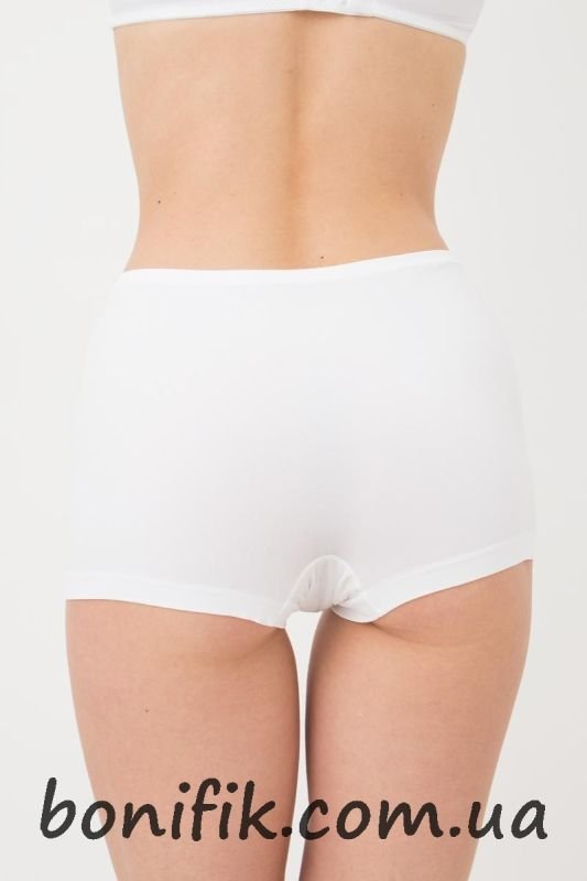 Женские белые бесшовные трусы-шорты "Boxer Briefs"