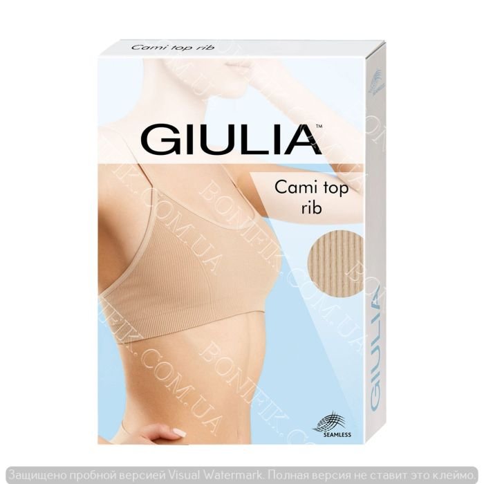 Бесшовный топ на тонкой бретели Cami Top Rib