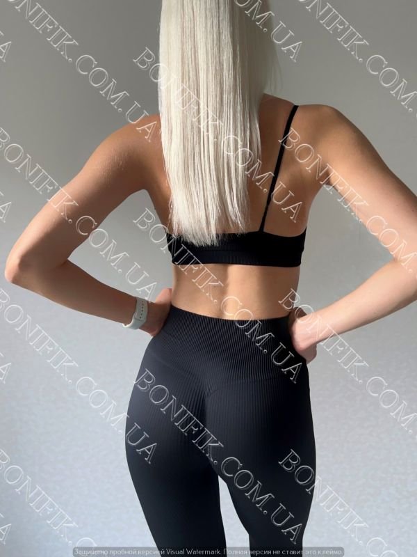 Бесшовный топ на тонкой бретели Cami Top Rib