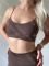 Бесшовный топ на тонкой бретели Cami Top Rib