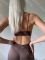 Бесшовный топ на тонкой бретели Cami Top Rib