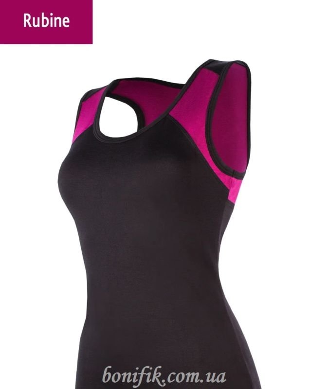 Женская майка на широких бретелях для занятий в зале Canotta Sport Color (model 1)