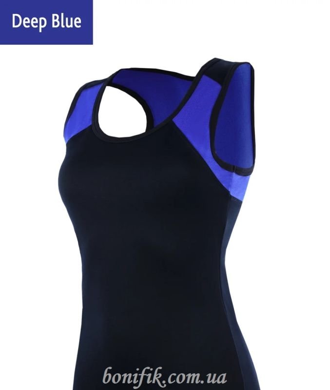 Женская майка на широких бретелях для занятий в зале Canotta Sport Color (model 1)