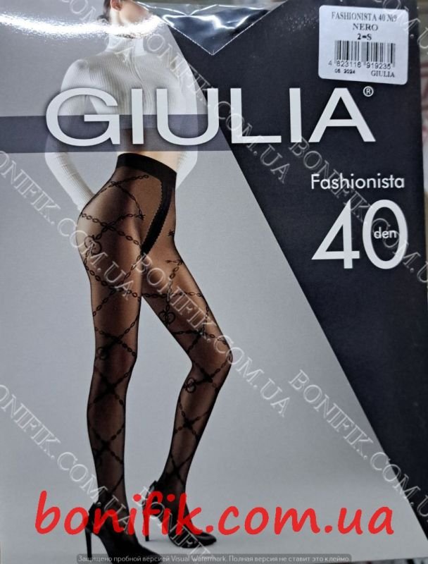 Жіночі колготки з малюнком FASHIONISTA 40 DEN (model 9)