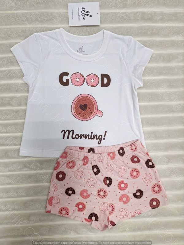 Детская пижама для девочек "Good Morning"