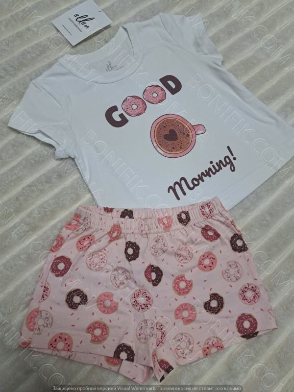 Детская пижама для девочек "Good Morning"